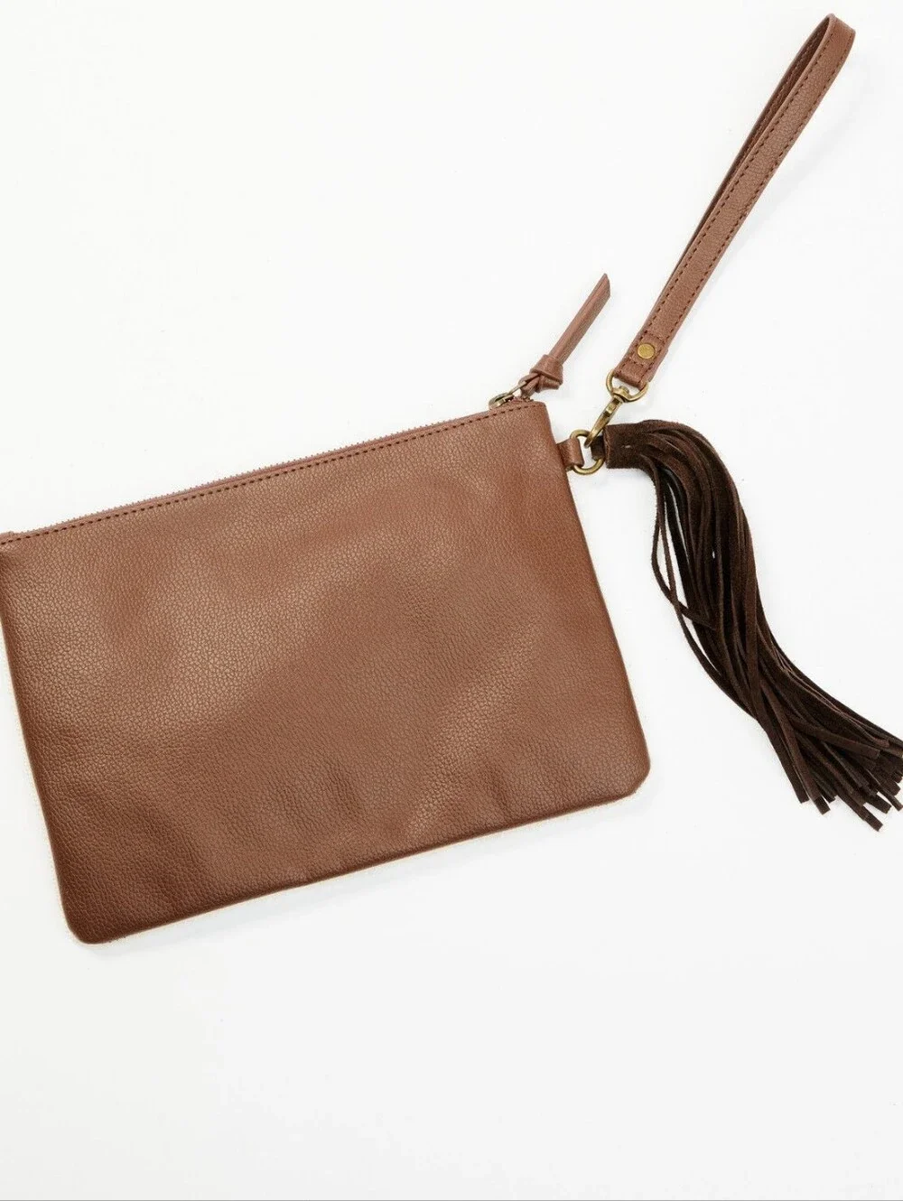 Shyanne Tegan Seed Beaded Cowhide & Leather  Clutch Wallet